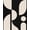 Black, Pattern 9, variant on ODIKA 8'x10' Washable Area Rug Black Cream Abstract Geometric Design Contemporary Artistic with Bold for King Size Bedroom Under Bed, Master Suite, Non-Shedding, Easy Care