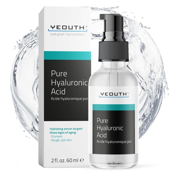 Sérum YEOUTH de ácido hialurónico puro 100% para rostro, 60 ml