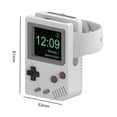 thumbnail image 3 of Soporte Para Cargador Soporte de soporte de cargador para Apple IWatch 8 7 6 5 4 3 2 1 Se (gris blanco), 3 of 7
