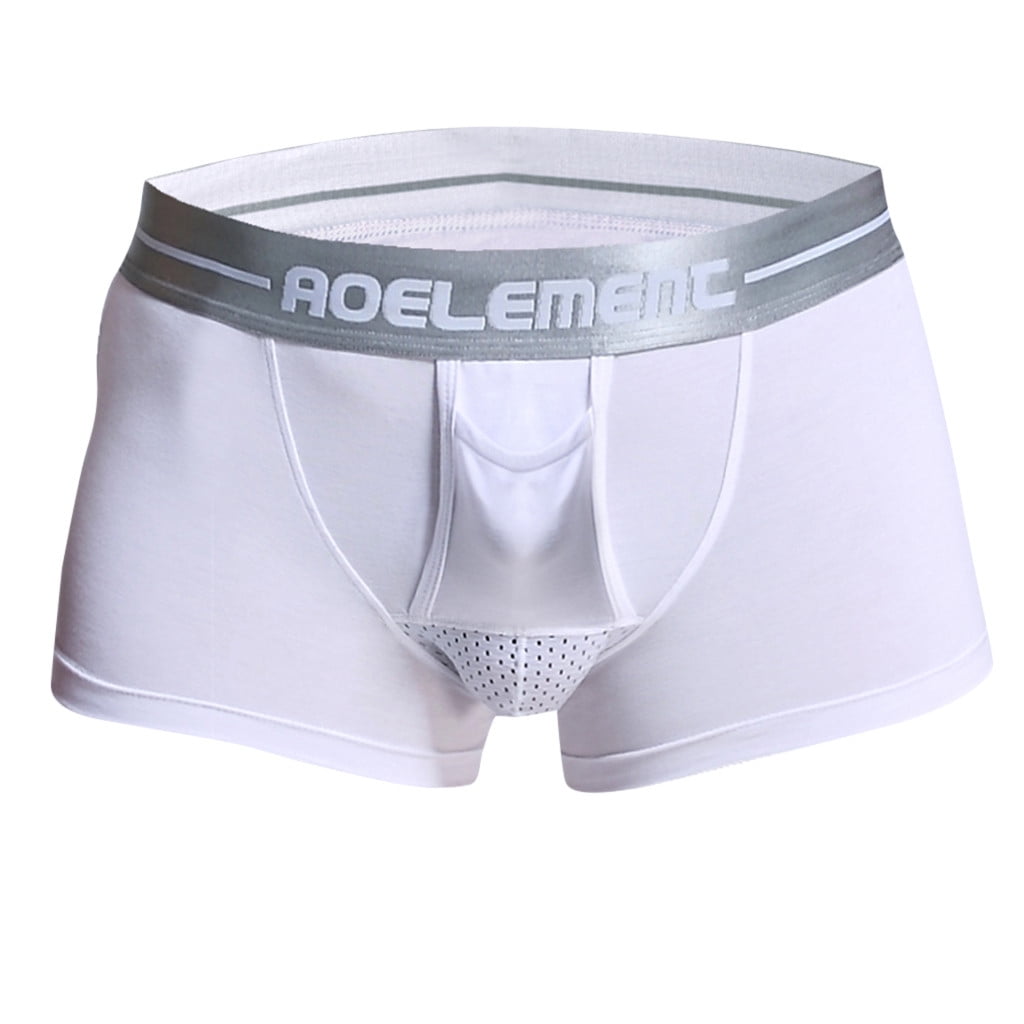 Yiwula YIWULA Men’s Breathe Underwear Bullet Separation Scrotum