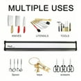 thumbnail image 4 of Magnetic Knife Holder for Wall,12-inch Utensil Knife Holder Stainless Steel Wall Mounted Knives Storage Tool Cutlery Organizer Rack, 4 of 7