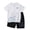 White, variant on Toddler Boy Outfit 1-13 Years Boys Sports Suit Summer Mesh Short Sleeved Shorts Basketball Suit Two Piece Set,Green,4-5 Years