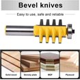 thumbnail image 4 of Jinsinto Reversible Finger Glue Joint Router Bit Woodworking Milling DIY Tool[Shank Diameter:1/2''(12.7mm)], 4 of 5