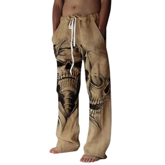 XINPING Black Pants Men Plus Size Lightweight Lounge Pants Men Breathable Dress Pants Beach Summer Lightweight Trousers