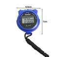 thumbnail image 2 of Washranp Digital Waterproof Stopwatch,Simple Basic Operation No Clock No Date Silent Clear Display Sport Stopwatch Timer for Swimming Running Referees, 2 of 5