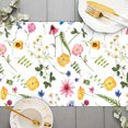 thumbnail image 3 of SUNOLIFE Spring Floral Table Runner,Flower and Plants Kitchen Dining Table Decoration for Home Party 13 x 90 Inches, 3 of 4