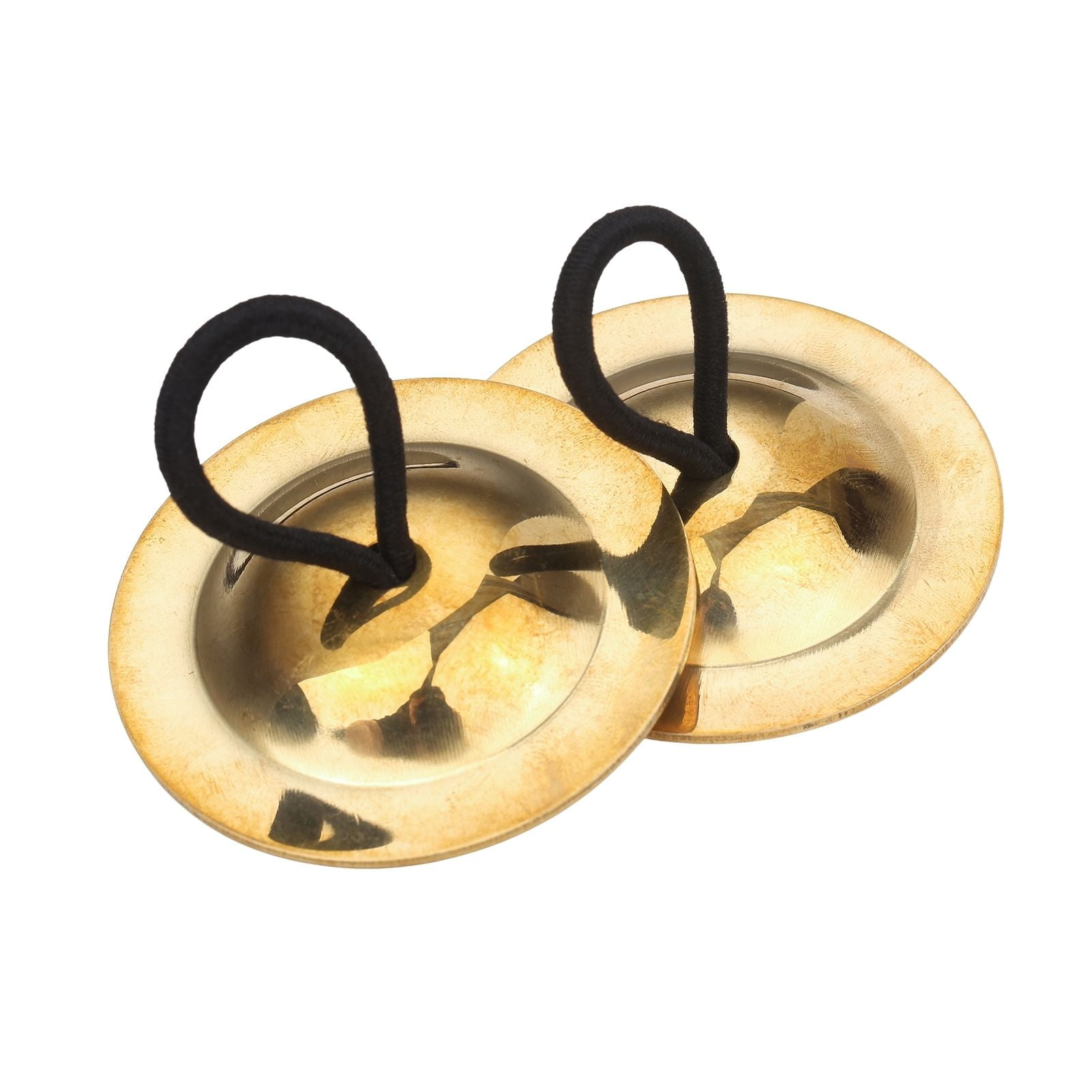ManFull 1 Pair Metal Finger Cymbals Belly Rhythm Musical Instrument Percussion Kids 