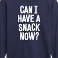 thumbnail image 3 of Instant Message - Can I Have A Snack Now - Toddler & Youth Long Sleeve Graphic T-Shirt, 3 of 6