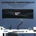 thumbnail image 4 of VIVO Black Pneumatic Arm Single Ultrawide Computer Monitor Desk Mount, 4 of 8