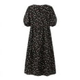 thumbnail image 4 of ZANZEA Women Half Sleeve Robes Long Dress Casual Dresses, 4 of 7