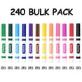 thumbnail image 3 of Rarlan Washable Markers Bulk Markers For Kids Bulk Pack 12 Colors 240 Count, 3 of 5
