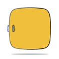 thumbnail image 2 of Skin Decal Wrap Compatible With Roku Ultra Sticker Design Solid Marigold, 2 of 6