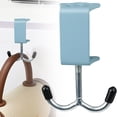 thumbnail image 2 of Purse Hooks for Table, 3.5-4.6 in Adjustable Desk Mount Hook, Heavy Duty Alloy Clamp Double Hooks for Office, Space Saving Organizer for Handbag, Backpack, Headphone, Easy Installation,Blue, 2 of 8