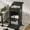 Black, variant on End Tables for Living Room, 3-Shelf Bookcase with Adjustable Shelves, Pantry Cabinet for Snack