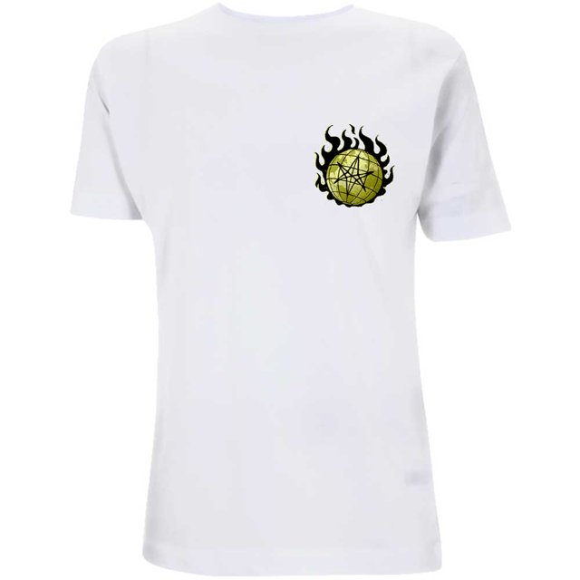 Bring Me The Horizon - Camiseta Globo de Algodón para Adultos Unisex (Blanco)