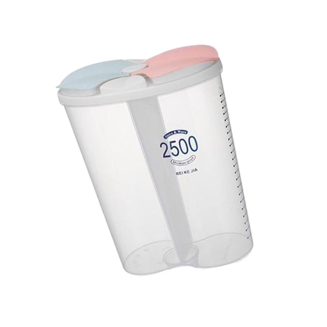 relayinert Plastic Divided Box Organizer Clear BPA Container Plastic Case Free Storage 2500ml Oval 1Set