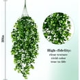 thumbnail image 7 of Waipfaru 4 Pcs Fake Hanging Plant,Faux Eucalyptus Leaf Greenery Vine,UV Resistant Plastic Plant,Artificial Hanging Plants,Ivy Room Decor,Outdoor, 7 of 7
