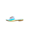 thumbnail image 2 of Cape Robbin Frozen Slip On Mules Slides Sandals Mermaid Clear Mules Flip Flops (Mermaid, 7), 2 of 5