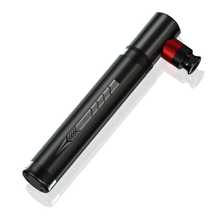 Manual tire on sale pump with gauge
