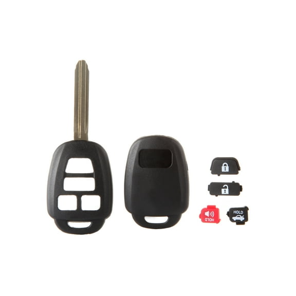 cciyu X 2 Flip Key Fob with Key Blade (SHELL CASE) 4 buttons Replacement for 07 08 09 10 11 12 13 14 15 16 for Scion FR-S for Toyota Camry for Toyota Corolla Series with FCC HYQ12BDM-5