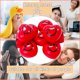thumbnail image 5 of Eerrhhaq 24 piezas Bolas antiestrés en forma de corazón para el día de San Valentín Bolas para apretar con cara de sonrisa roja Bolas de espuma en forma de corazón para niños y adultos Favores de fies, 5 of 5