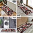 thumbnail image 6 of Red Plaid Dog Jigsaw Puzzle Kitchen Rug Mat,Kitchen Runner Rugs Non Skid Washable,Decorative Kitchen Floor Mats for Kitchen,Sink,Laundry,17"x47.2", 6 of 7