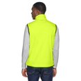 thumbnail image 2 of Harriton M985 Unisex Fleece Full-Zip Vest-Safety Yellow-M, 2 of 3