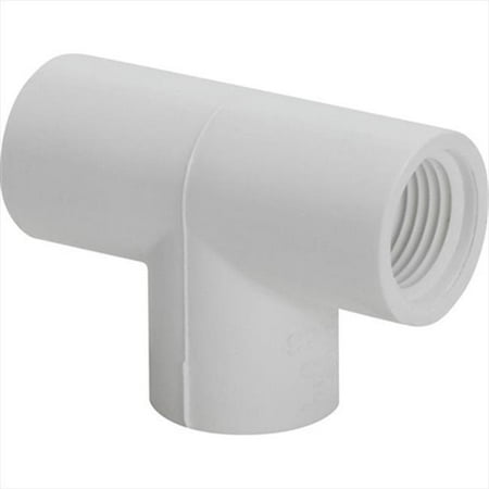 - TekSupply WF1330 Schedule 40 PVC F x F x F Tee 0.75 in x 0.75 in x 0.75 in