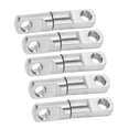 thumbnail image 6 of Sarapandan 5pcs/set Stainless Steel Column Type 360° Rotary Bearing Swivels Fishing Swivels Hook Connector4#, 6 of 7