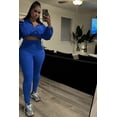 thumbnail image 4 of LuxeFit Athleisure Top and Pants Set (M, Grey), 4 of 10