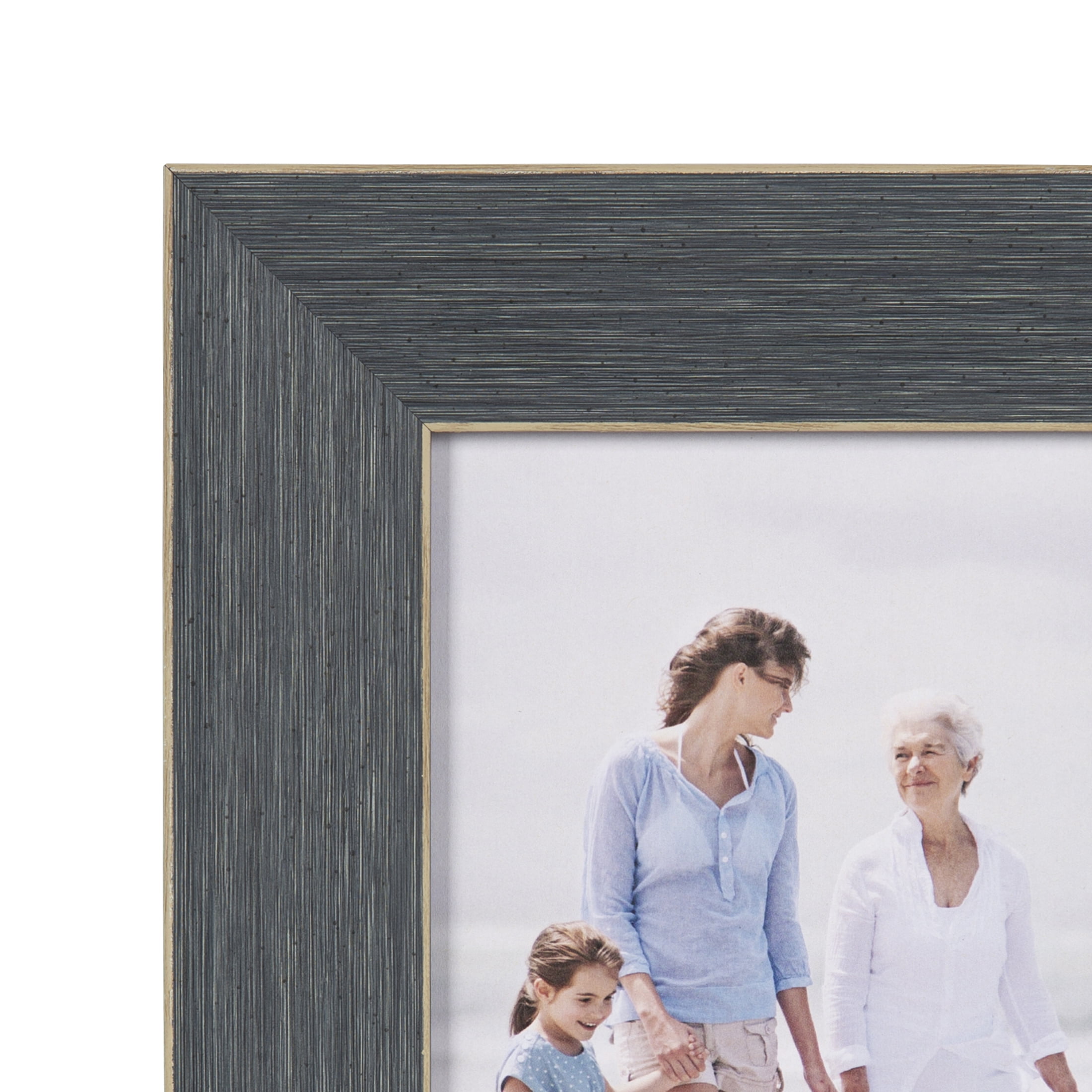 (2 pack) Mainstays – 5x7 Picture Frame – Chambray Blue Tabletop Photo Frame