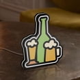 thumbnail image 3 of Beer Bottle and Mug 3D Novelty Light Box, Alcohol Drink Lamp Decor for Home Bars and Foodie Spaces (Width 16 inch, 40cm), 3 of 9