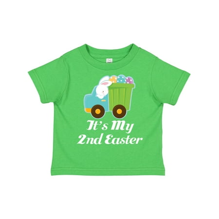 

Inktastic My 2nd Easter Egg Truck Gift Toddler Boy or Toddler Girl T-Shirt