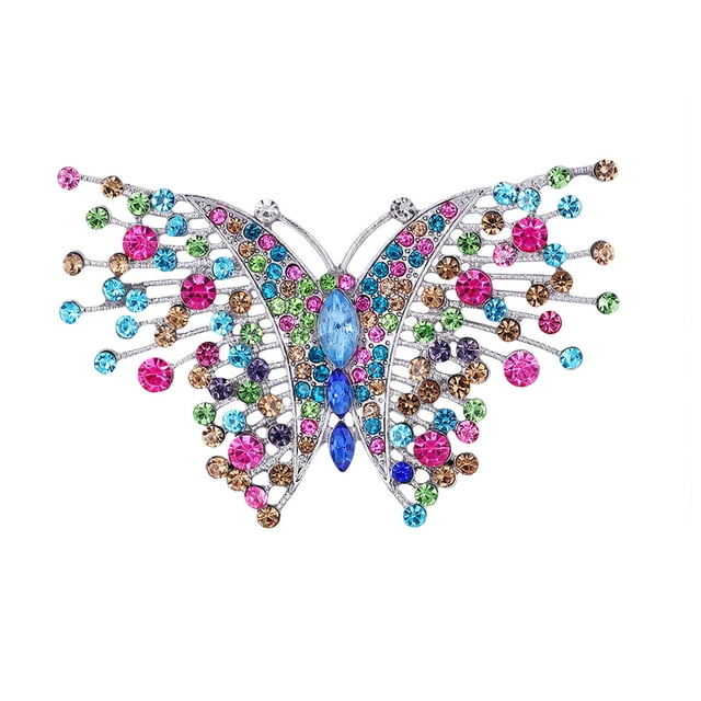 MasteelfCA 1pc Vintage Butterflies Exaggerated Brooch Creative Breastpin All-match Brooch