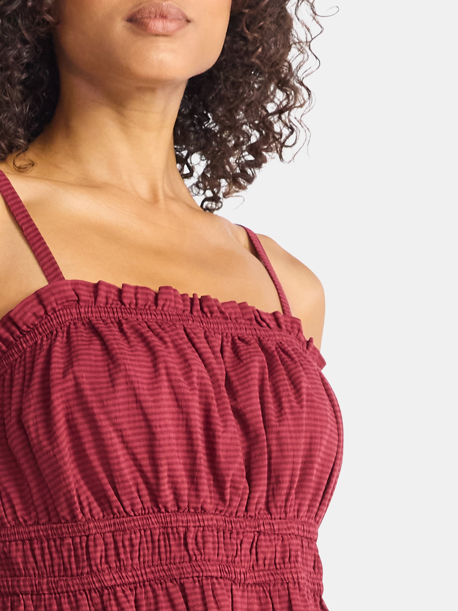 Time and Tru Women's Tonal Stripe Tank Top, Sizes XS-XXXL