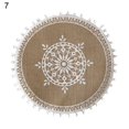 thumbnail image 1 of Tapis de Trivet en Rotin Isolation Thermique Fait Main Coton Lin Napperon Antidérapant pour Cuisine, 1 of 12