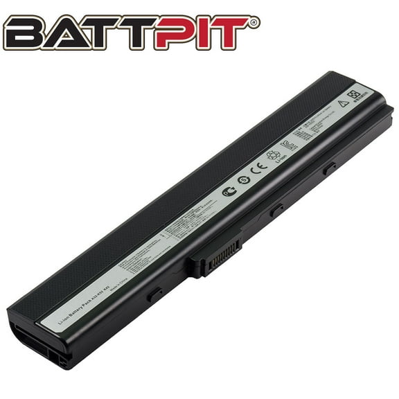 BattPit: Laptop Battery Replacement for Asus P42F 07G016CS1875 70-NXM1B1200Z 70-NXS1B3100Z A31-K42 A32-K5 K52L681