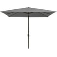 thumbnail image 2 of Wulful 8 ft Rectangular Outdoor Market Patio Umbrella, Gray, 2 of 7