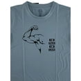 thumbnail image 2 of Men's Crew Neck T-Shirt, Classis Cotton Workout Short Sleeve Tee, 2 of 6
