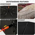 thumbnail image 4 of BZSMCE Foldable Car Windshield Sunshade Umbrella-Pearl Floral Crane Pattern, 4 of 7