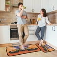 thumbnail image 6 of SKYSONIC Witch's Boots Foot Kitchen Rugs 2 Pieces, Halloween Orange Floor Mat Room Area Rug Washable Carpet Perfect for Living Room Bedroom Entryway, 6 of 7