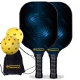 thumbnail image 1 of Pickleball Factory PB00049-4-G Pickleball Starter Set - Technology Custom Pickleball Paddle, Home Pickleball Set, Glassfiber Graphite, 1 of 1