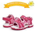 thumbnail image 6 of Ahannie Kids Girls Summer Outdoor Sandals, Toddler/Little Kid Open Toe Beach Sandal Shoes, 6 of 7