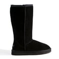 thumbnail image 2 of Aus Wooli Australia Tall Zip Sheepskin Boot - Black, 2 of 9