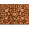 thumbnail image 1 of Ahgly Company Indoor Rectangle Abstract Orange Modern Area Rugs, 7' x 10', 1 of 4