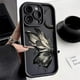 thumbnail image 2 of Black Butterfly Case For Realme C35 C53 C51 C55 C12 C11 C15 C20 C21Y C25 C30 Oppo A17 A16 A15 A53 A54 A55 A57 A58 Reno 8T Cover, 2 of 5