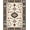 Black Ivory Amber, Pattern 1, variant on ODIKA 8'x10' Washable Area Rug Durable, Non-Slip Boho Southwestern Vintage Botanical Vine Scrollwork Border Distressed for Living Room, Under Sectional, Family