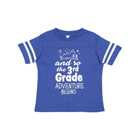 

Inktastic The 3rd Grade Adventure Begins Gift Toddler Boy or Toddler Girl T-Shirt