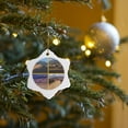 thumbnail image 7 of 3drose, Great Sand Dunes Collage, 3 inch Snowflake Porcelain Ornament, 7 of 7