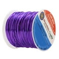 thumbnail image 2 of Mandala Crafts Anodized Aluminum Wire for Sculpting, Armature, Jewelry Making, Gem Metal Wrap, Garden, Colored and Soft, 1 Roll(20 Gauge, Purple), 2 of 4
